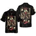 Skull King Of Spades Card Hawaiian Shirt