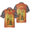 Skull Day Of The Dead Love You More Than My Own Skin Hawaiian Shirt