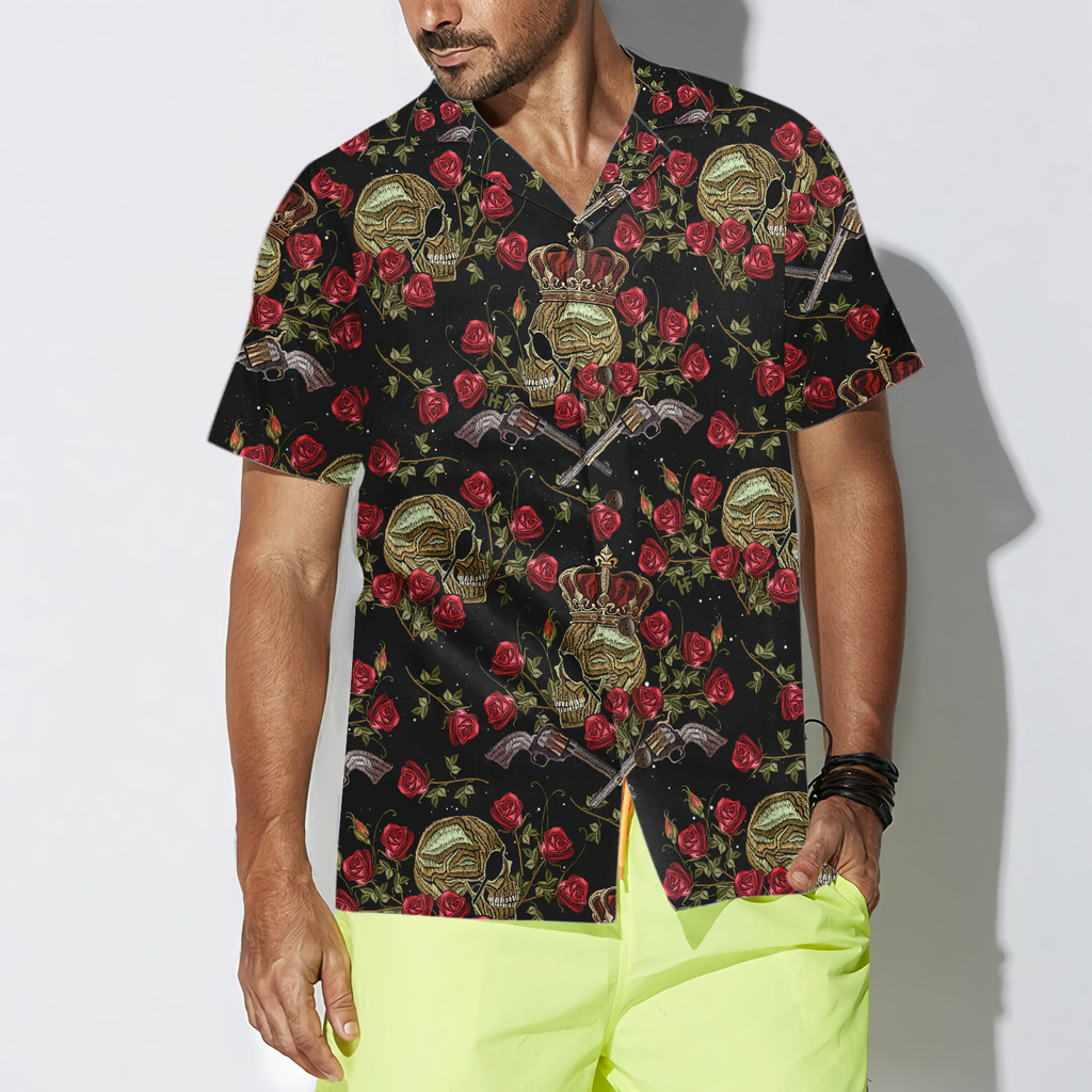 King Of Pirates In Crown Hawaiian Shirt
